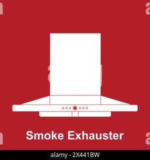 Kitchen smoke exhauster icon vector illustration symbol design Stock Vector