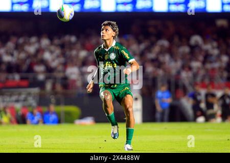 Sao Paulo, Brazil. 29th Apr, 2024. Richard Rios during the game between Sao Paulo and Palmeiras at Morumbis in Sao Paulo, Brazil (Fernando Roberto/SPP) Credit: SPP Sport Press Photo. /Alamy Live News Stock Photo