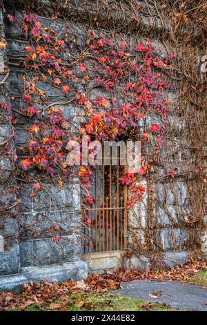 USA, Sleepy Hollow. Sleepy Hollow Cemetery (PR) Stock Photo