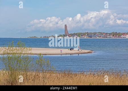 Falckensteiner Strand, Naval Memorial, Laboe, Kiel Fjord, Kiel, Schleswig-Holstein, Germany Stock Photo