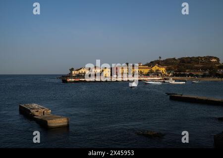 Nicolas Remene/Le Pictorium - Ile de Goree au, Senegal. 23rd Apr, 2024. Senegal/Dakar/Goree island - Goree Island, April 23, 2024. Credit: LE PICTORIUM/Alamy Live News Stock Photo