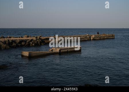 Goree, Senegal. 23rd Apr, 2024. © Nicolas Remene/Le Pictorium/MAXPPP - Goree 23/04/2024 Nicolas Remene/Le Pictorium - 23/04/2024 - Senegal/Dakar/Goree - L'ile de Goree, le 23 avril 2024. - Valeurs ACtuelles out, no jdd, jdd out, RUSSIA OUT, NO RUSSIA #norussia/23/04/2024 - Senegal/Dakar/Goree island - Goree Island, April 23, 2024. Credit: MAXPPP/Alamy Live News Stock Photo