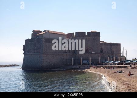 Toulon, France - March 24 2019: The Fort Saint-Louis, also named Fort des Vignettes, is a cannon tower built in Toulon (Var) at the end of the sevente Stock Photo