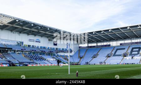 Coventry, UK. 30th Apr, 2024. A general view during the EFL Sky Bet Championship match between Coventry City and Ipswich Town at the Coventry Building Society Arena, Coventry, England on 30 April 2024. Photo by Stuart Leggett. Editorial use only, license required for commercial use. No use in betting, games or a single club/league/player publications. Credit: UK Sports Pics Ltd/Alamy Live News Stock Photo