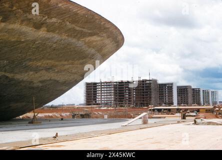 Brasilia under construction in 1959 Stock Photo