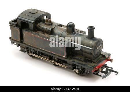 Model British Railways steam shunting locomotive engine Stock Photo