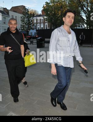 London, England, 29 April 2024 , Meshach Henry and Nick Grimshaw at the TYPEBEA haircare brand launch party in association with Rita Ora, Old Sessions House, Clerkenwell Green, on Monday 29 April 2024 in London, England, UK. CAP/CAN ©CAN/Capital Pictures Stock Photo