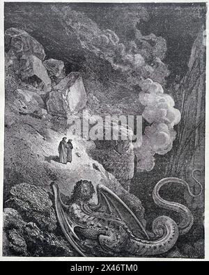 Gustave Doré - Dante Alighieri - Inferno - Plate (Canto VII - Hoarders ...