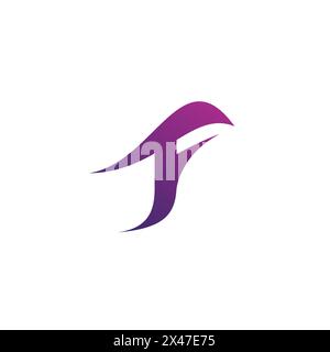 F Initial Logo. Letter F Icon Vector Stock Vector