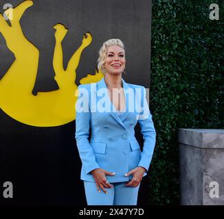 Los Angeles, United States. 30th Apr, 2024. Cast member Hannah Waddingham attends the premiere of the dramatic comedy motion picture 'The Fall Guy' at the Dolby Theatre in Los Angeles on Tuesday, April 30th, 2024. Storyline: A down-and-out stuntman must find the missing star of his ex-girlfriend's blockbuster film. Photo by Jim Ruymen/UPI Credit: UPI/Alamy Live News Stock Photo