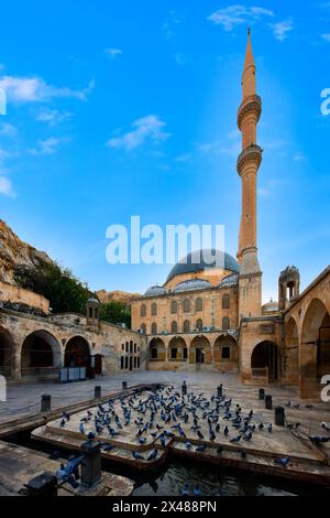 Avlusunda mosque courtyard, Sanliurfa, Turkey Stock Photo