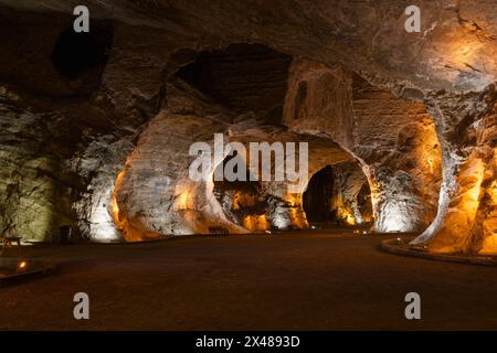 Tuzluca salt mine used for halotherapy, Tuzluca, Turkey Stock Photo