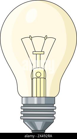 Lightning bulb Stock Vector