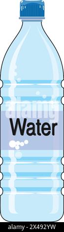 Water bottle Stock Vector