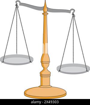 Weighing scale Stock Vector