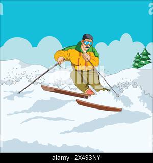 Water skiing silhouette, Water ski vector, Water skiing icon set, Water