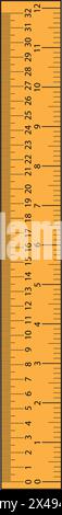 A measuring scale Stock Vector