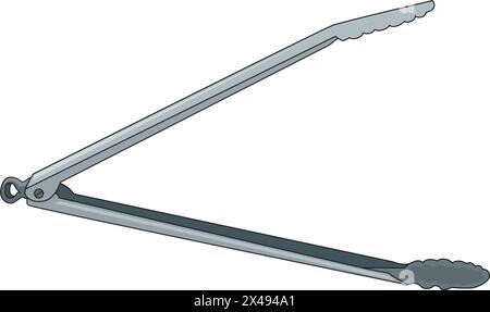 A pair of tongs Stock Vector