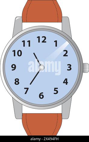 A wrist watch Stock Vector