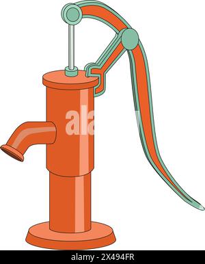 A handpump Stock Vector
