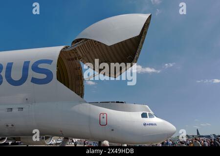Airbus Beluga at Berlin Airshow ILA 2018 Stock Photo