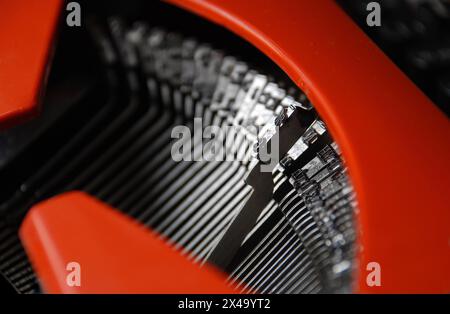 Close up of an old vintage typewriter letters and keys Stock Photo
