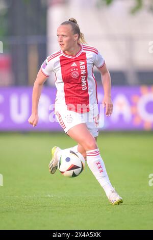 Amsterdam, Netherlands. 01st May, 2024. AMSTERDAM, NETHERLANDS - MAY 1: during the Dutch Azerion Women's Eredivisie match between Ajax and PSV at Sportpark De toekomst on May 1, 2024 in Amsterdam, Netherlands. (Photo by Jan Mulder/Orange Pictures) Credit: Orange Pics BV/Alamy Live News Stock Photo