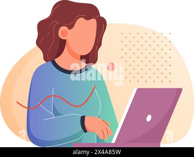Championing Women in Technology - ESG - Stock Illustration as EPS 10 File Stock Vector