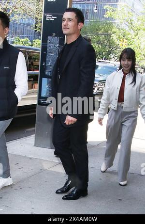 May 01 2024 Orando Bloom intown for Late Night with Seth Meyers in New York. May 01, 2024: RW/Mediapunch Stock Photo