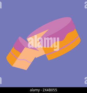 Birthday Party Cake Vector Icon. Party Cake Illustration Vector Party Celebration Stock Vector