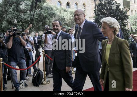 Beirut, Lebanon. 02nd May, 2024. Lebanese Prime Minister Najib Mikati ...