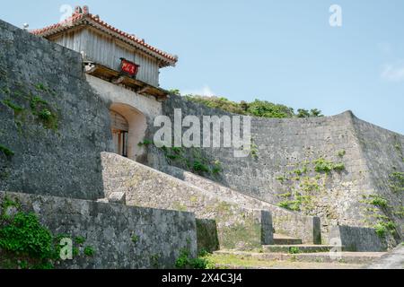 Shurijo Castle in Naha, Okinawa, Japan Stock Photo