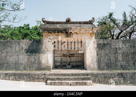 Shurijo Castle in Naha, Okinawa, Japan Stock Photo