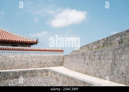 Shurijo Castle in Naha, Okinawa, Japan Stock Photo