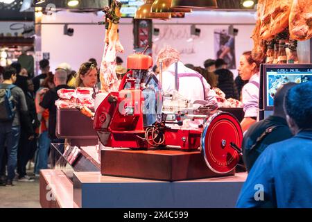 Mercado de la Boqueria, berühmter Markt an den Ramblas in Barcelona, Spanien Barcelona Katalonien Spanien *** Mercado de la Boqueria, famous market on Stock Photo