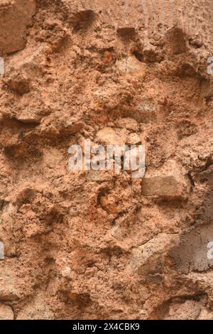 A rough concrete wall texture that depicts a surface Stock Photo