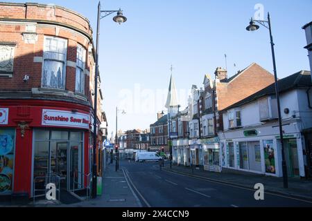 Retail outlets in Dovercourt, Harwich, Essex in the United Kingdom Stock Photo