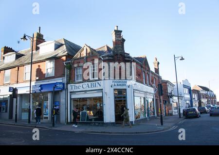 Retail outlets in Dovercourt, Harwich, Essex in the United Kingdom Stock Photo