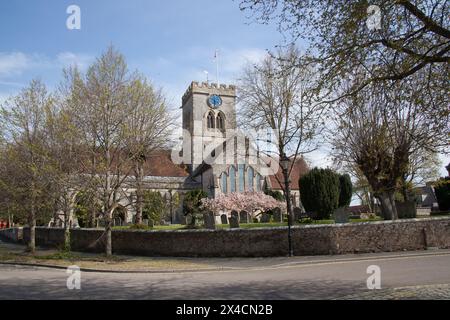 The Ringwood Benefice Office The Church of St Peter & St Paul, Ringwood in the United Kingdom Stock Photo