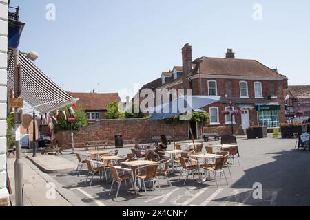 Views of Wantage town centre in Oxfordshire in the United Kingdom Stock Photo