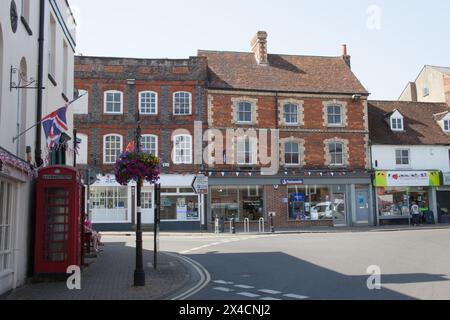 Views of Wantage town centre in Oxfordshire in the United Kingdom Stock Photo