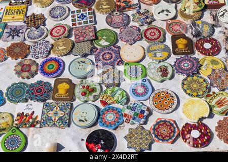 Luxor, Egypt. Ceramic souvenirs at a market. (Editorial Use Only) Stock Photo