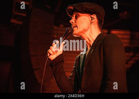 Copenhagen, Denmark. 30th, April 2024. The Finnish singer and musician Ville Valo performs a live concert during at Amager Bio in Copenhagen. (Photo credit: Gonzales Photo - Nikolaj Bransholm). Stock Photo