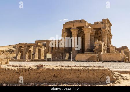 Kom Ombo, Aswan, Egypt. The temple complex at Kom Ombo. Stock Photo