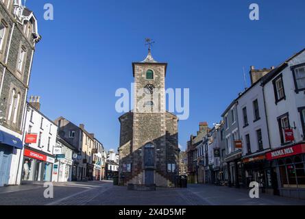 Historic Moot Hall in Main Street Keswick, Cumbria, UK on 18