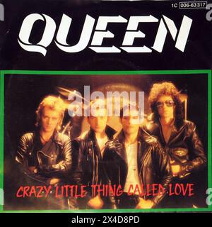 QUEEN CRAZY LITTLE THING CALLED LOVE  - Vintage vinyl record cover Stock Photo