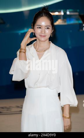 Seoul, South Korea. 2nd May, 2024. South Korean actress Han Ga-in, attends a photocall for the FRED Force 10 Cruise Pop-up store open event at Lotte Department World Mall in Seoul, South Korea on May 2, 2024. (Photo by: Lee Young-ho/Sipa USA) Credit: Sipa USA/Alamy Live News Stock Photo