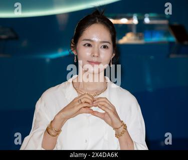 Seoul, South Korea. 2nd May, 2024. South Korean actress Han Ga-in, attends a photocall for the FRED Force 10 Cruise Pop-up store open event at Lotte Department World Mall in Seoul, South Korea on May 2, 2024. (Photo by: Lee Young-ho/Sipa USA) Credit: Sipa USA/Alamy Live News Stock Photo