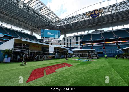 Miami, USA. 02nd May, 2024. Paddock atmosphere. Formula 1 World Championship, Rd 6, Miami Grand Prix, Thursday 2nd May 2024. Miami International Autodrome, Miami, Florida, USA. Credit: James Moy/Alamy Live News Stock Photo