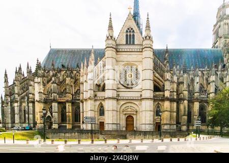 Church in Orleans, France. Dedicated to the memory of Joan of Arc. Stock Photo